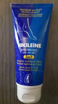 AKILÉINE - Masque de nuit revitalissant 2 en 1 pieds très secs