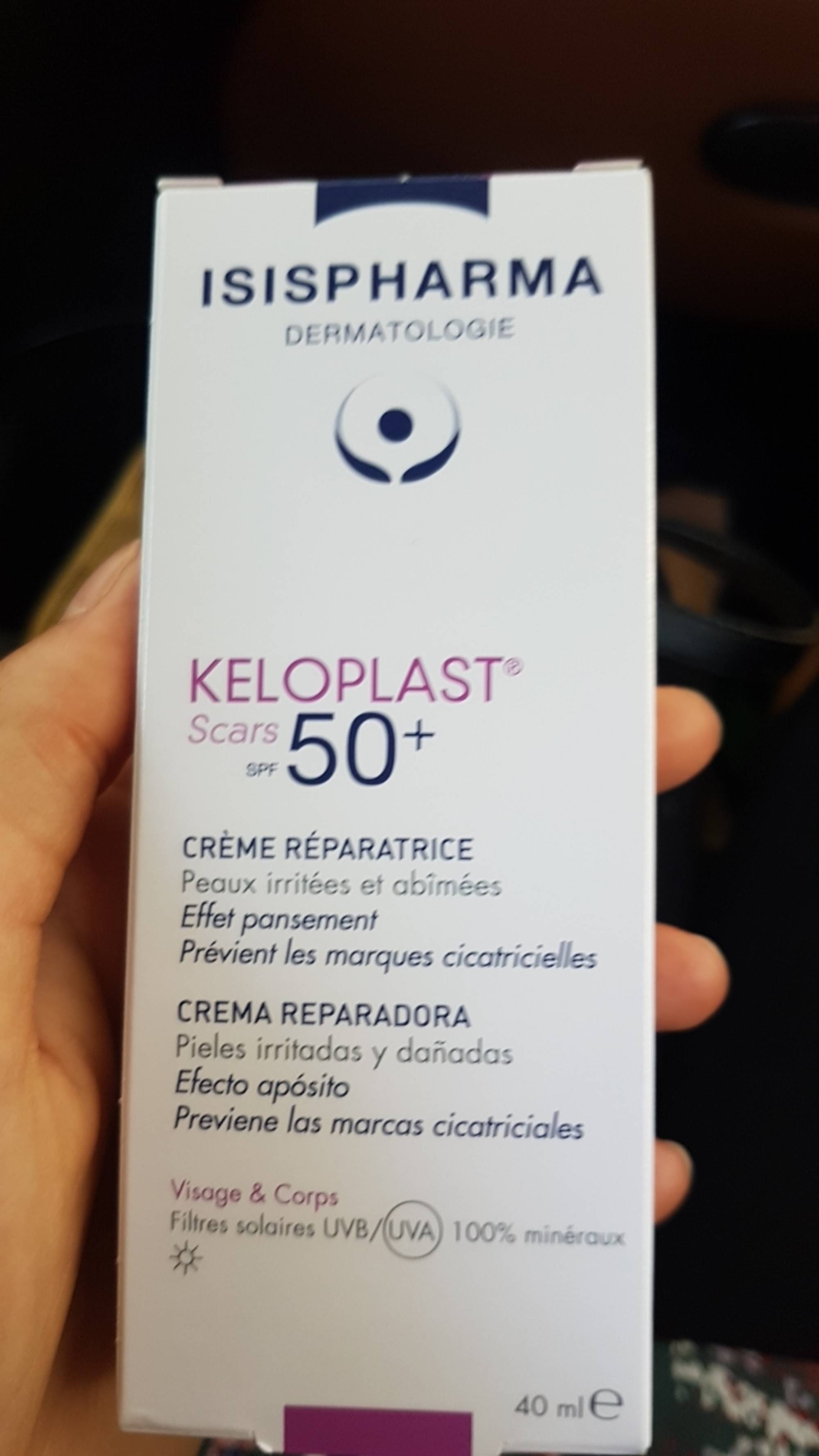ISIS PHARMA - Keloplast scars SPF 50+ - Crème réparatrice