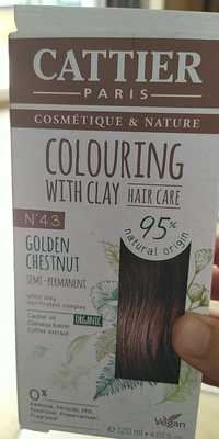 CATTIER PARIS - Colouring with clay n° 4.3 golden chestnut