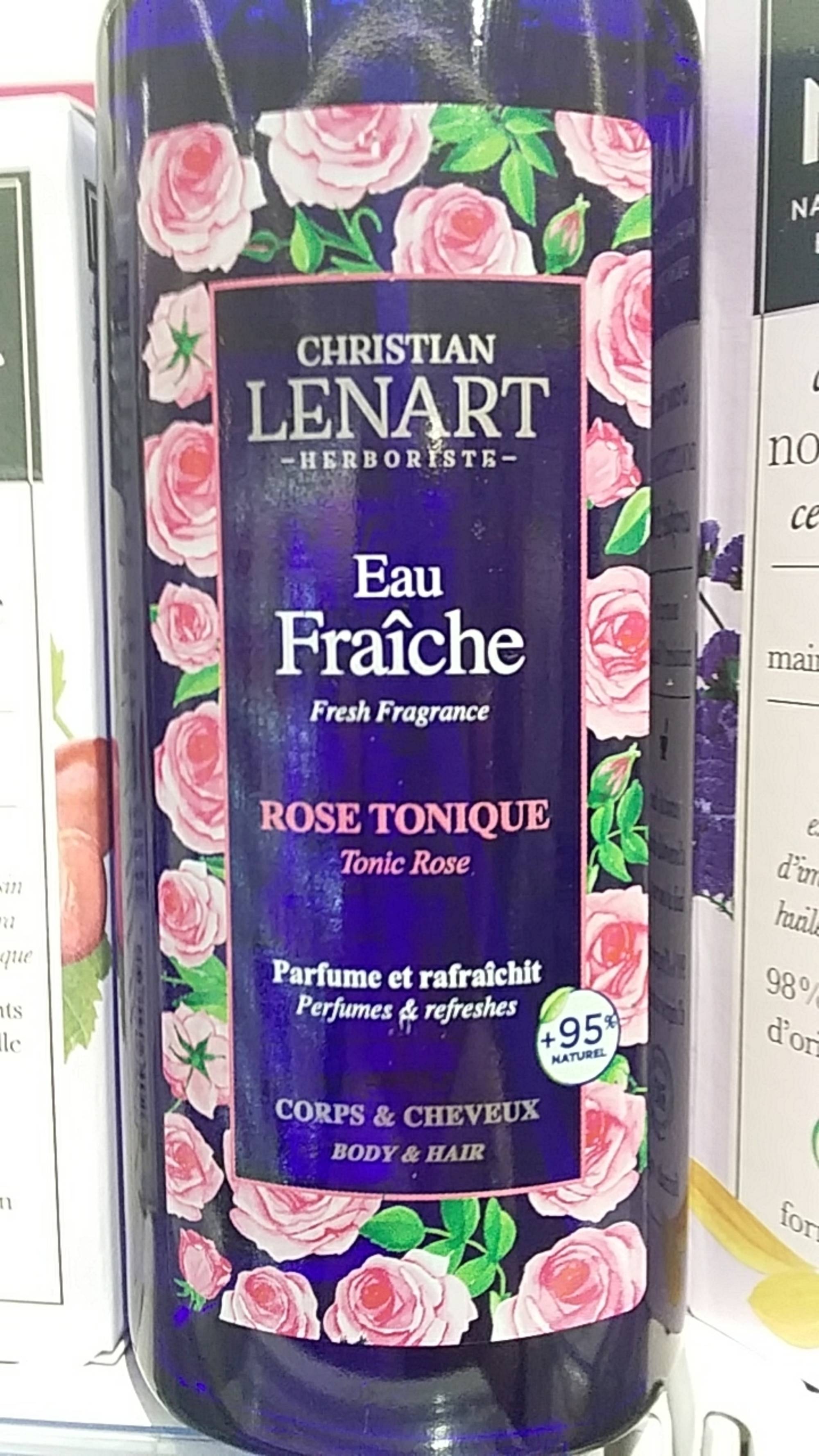 CHRISTIAN LÉNART - Eau fraîche rose tonique