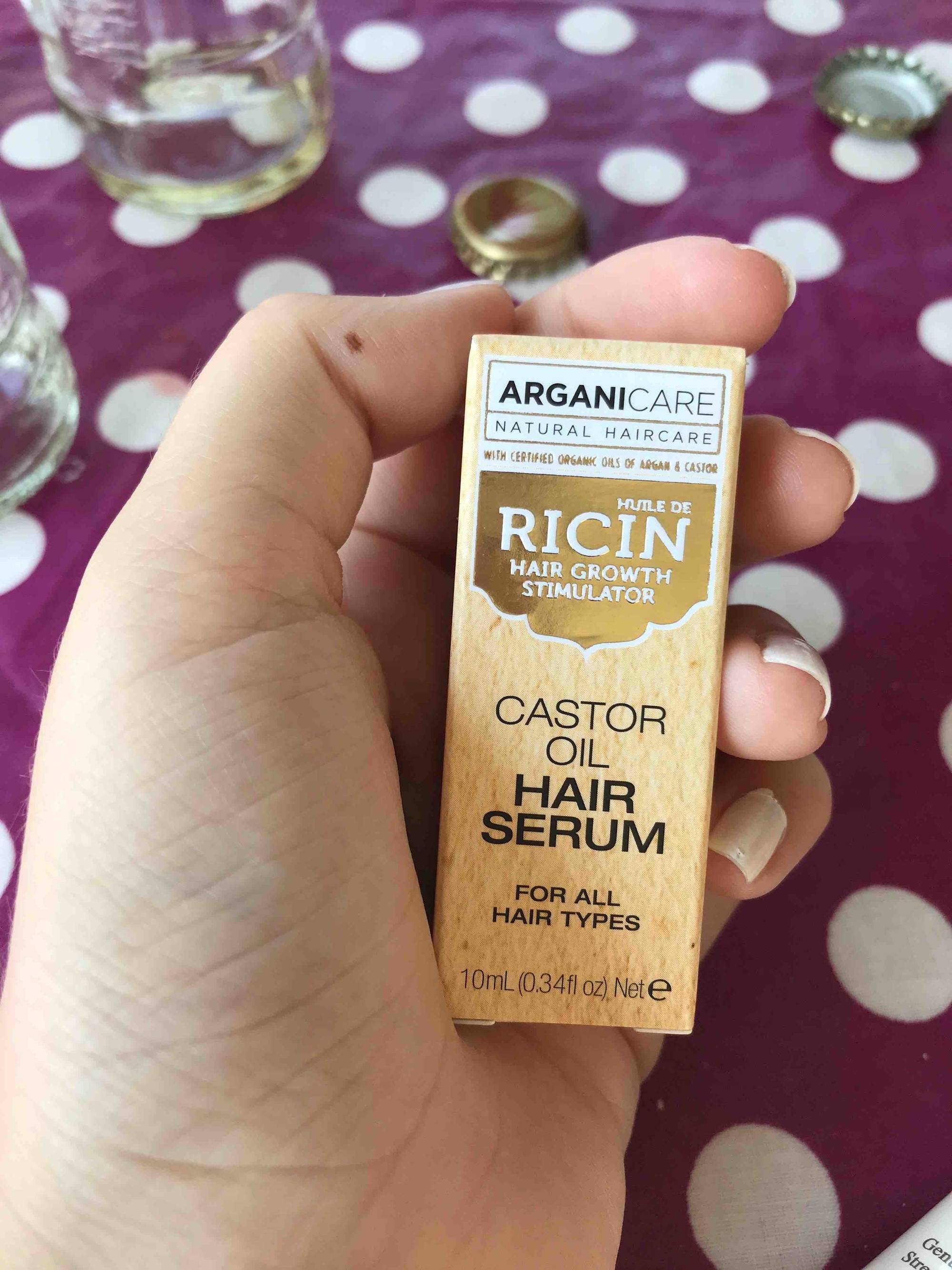 ARGANICARE - Huile de ricin - Hair serum