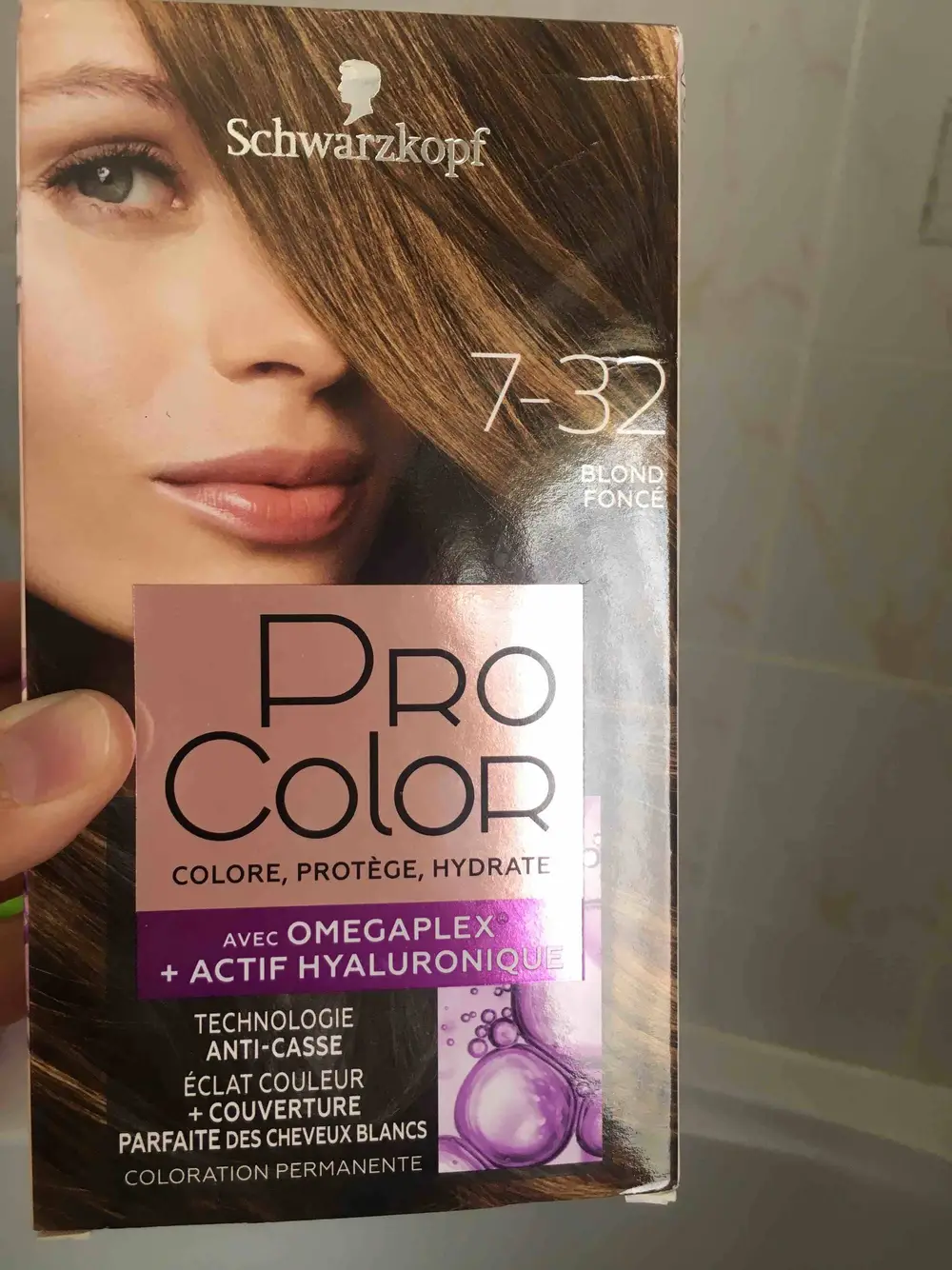 SCHWARZKOPF - Pro color - Coloration permanent 7-32 blond foncé