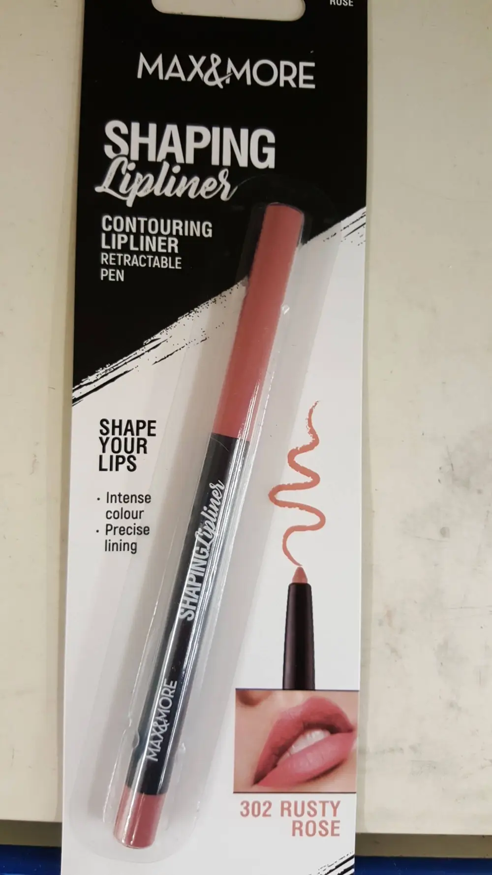 MAX & MORE - Shaping lipliner - Contouring lipliner 302 rusty rose