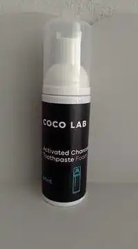 COCO LAB - Mint - Activated charcoal toothpaste foam