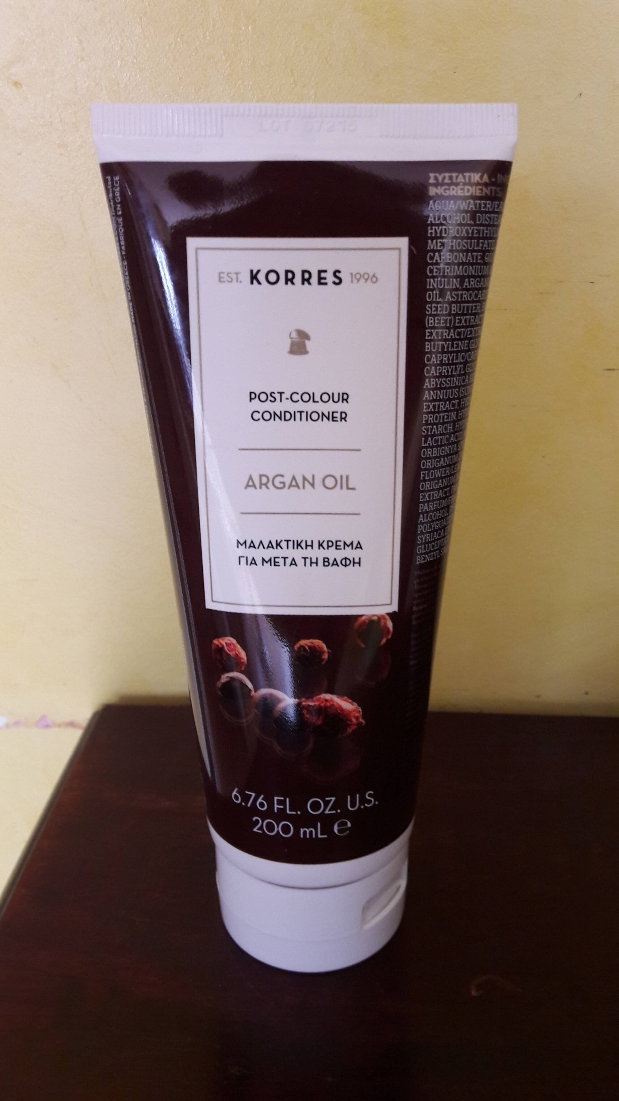 KORRES - Argan oil - Post-colour conditioner