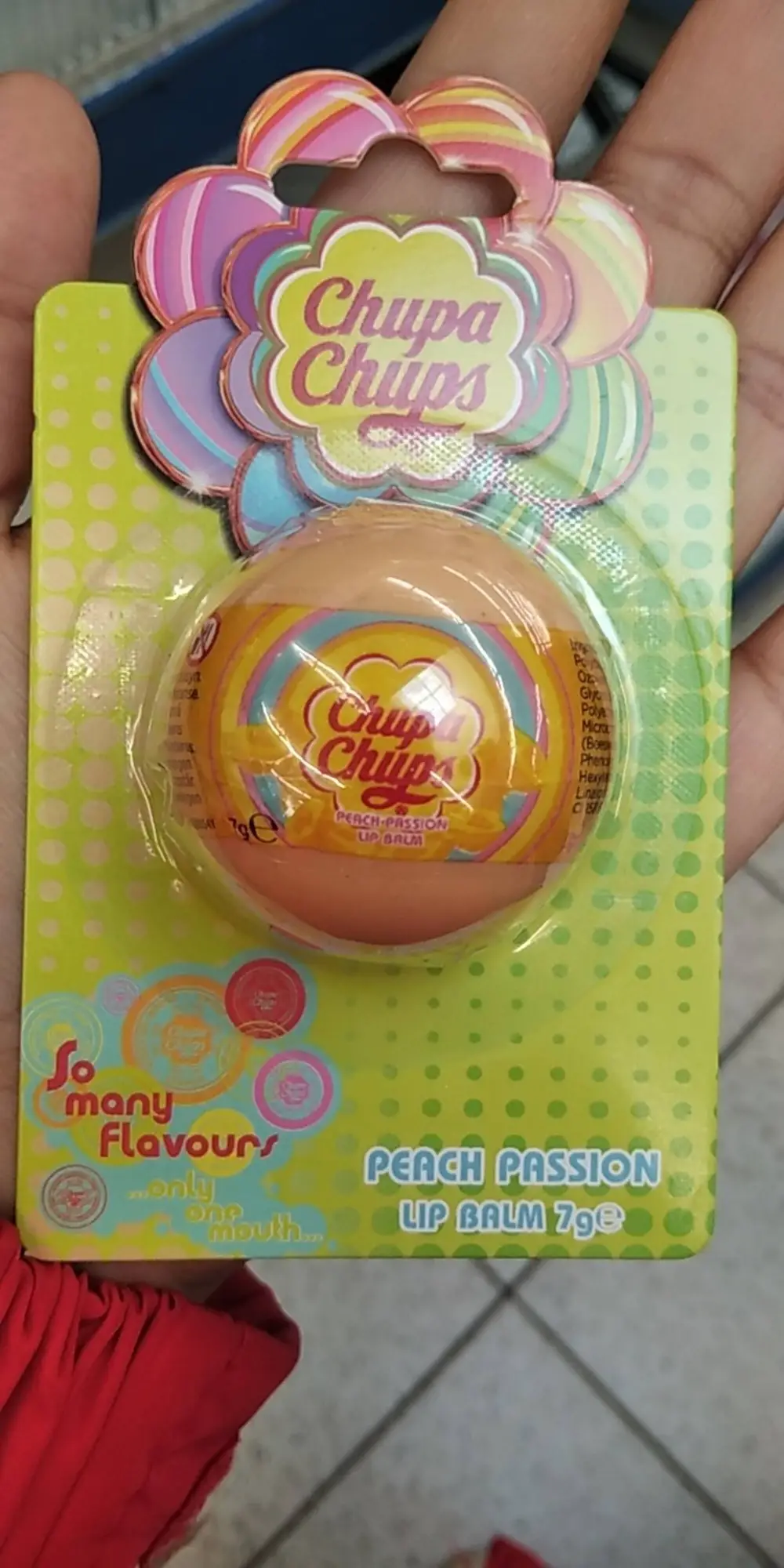 CHUPA CHUPS - Peach passion  - Lip balm