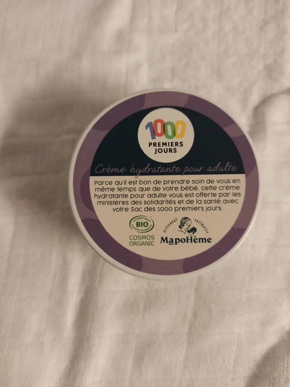 MAPOHÈME - Crème hydratante pour adulte