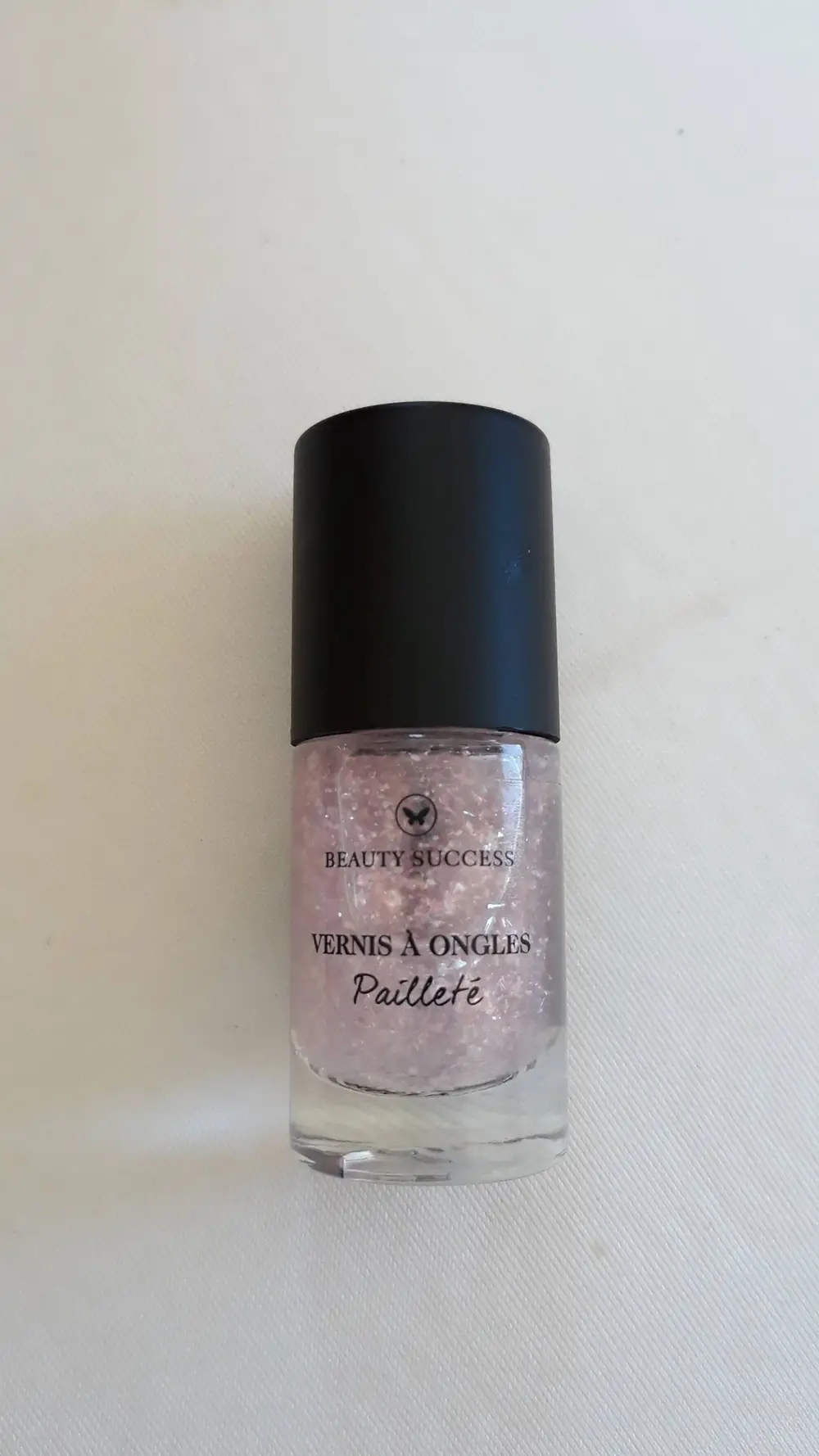 BEAUTY SUCCESS - Vernis à ongles pailleté n°2 rose cupcake