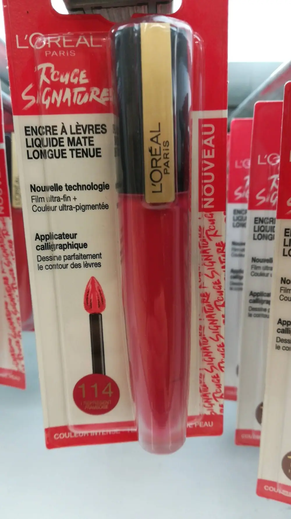 L'ORÉAL PARIS - Rouge signature - Encre à lèvres liquide mate