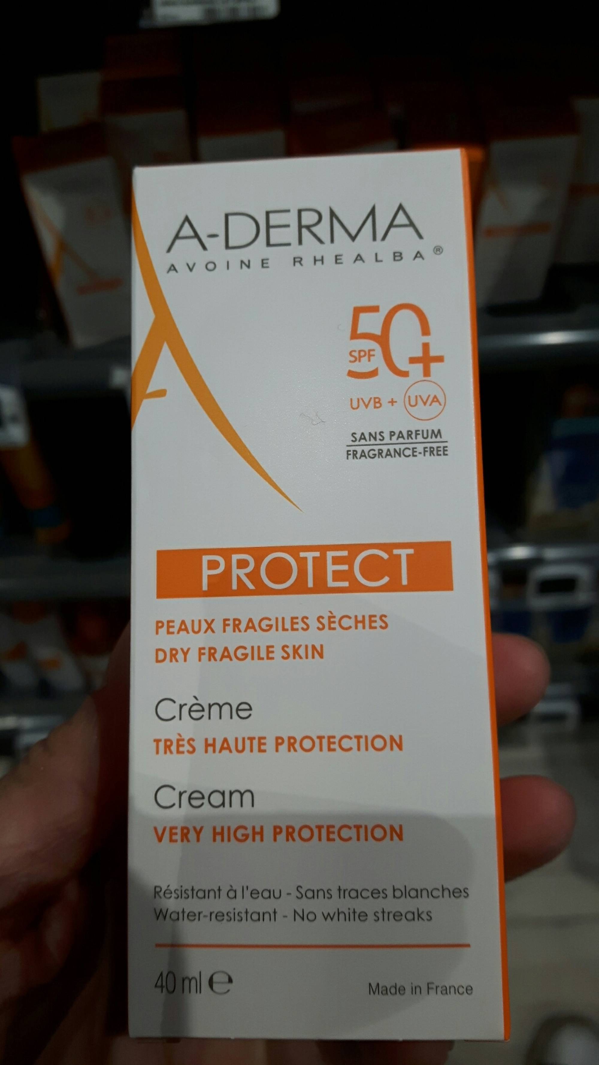 A-DERMA - Protect - Crème très haute protection SPF 50+