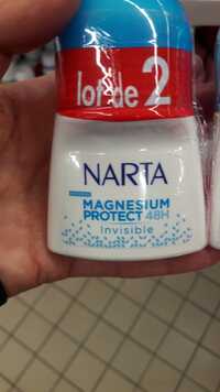 NARTA - Magnésium protect invisible - Déodorant 48h