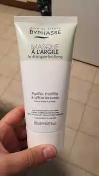 BYPHASSE - Masque à l'argile anti-imperfections