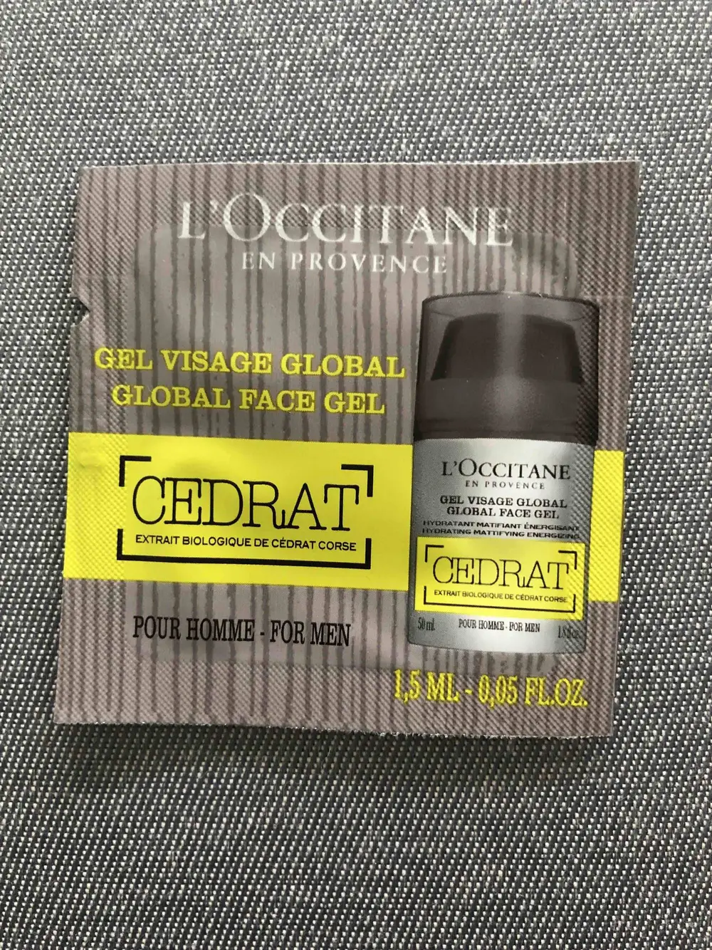 L'OCCITANE - Cédrat - Gel visage global pour homme