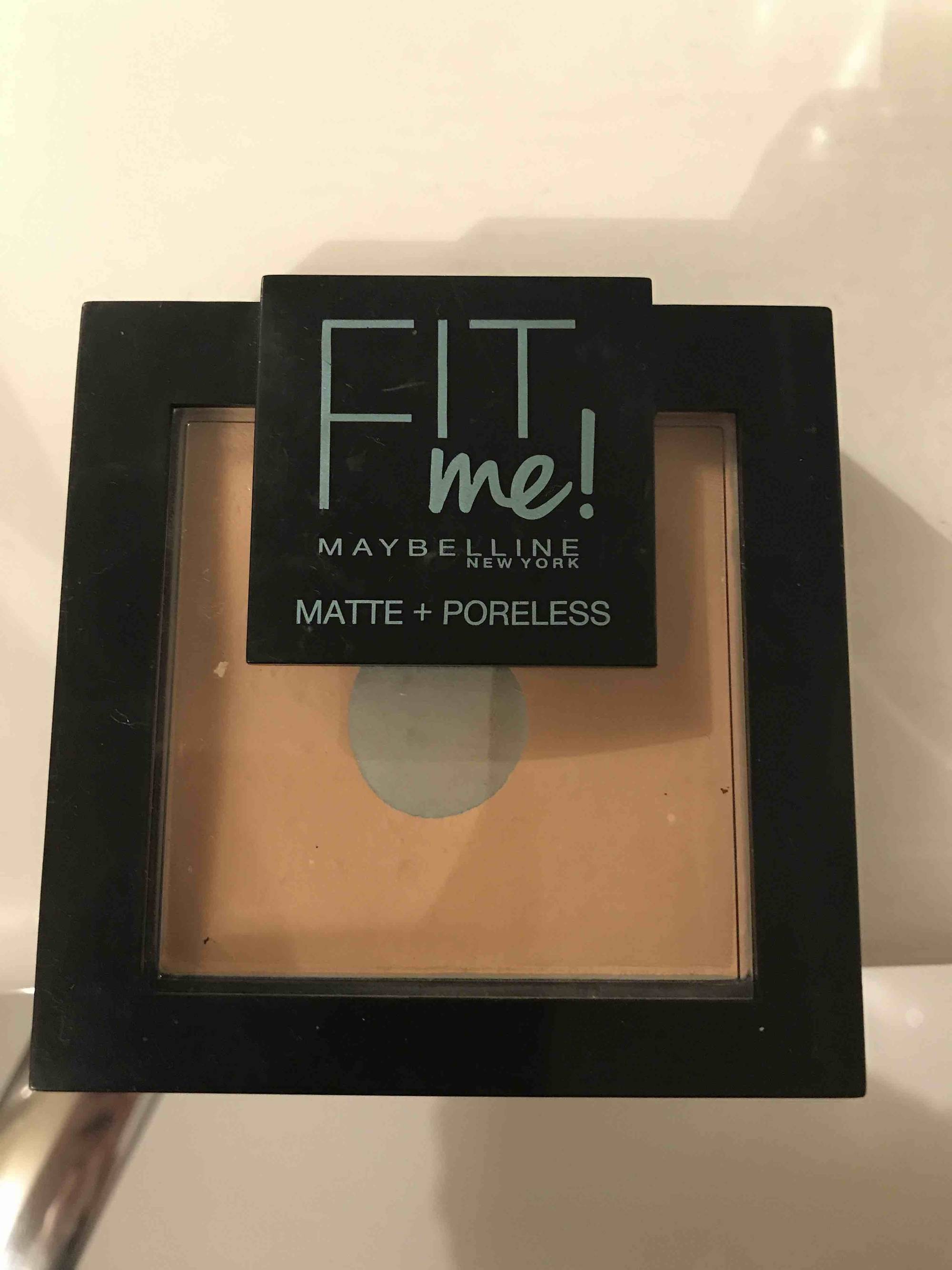 MAYBELLINE - Fit me! matte + poreless - Poudre compacte warm nude 128