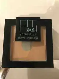 MAYBELLINE - Fit me! matte + poreless - Poudre compacte warm nude 128