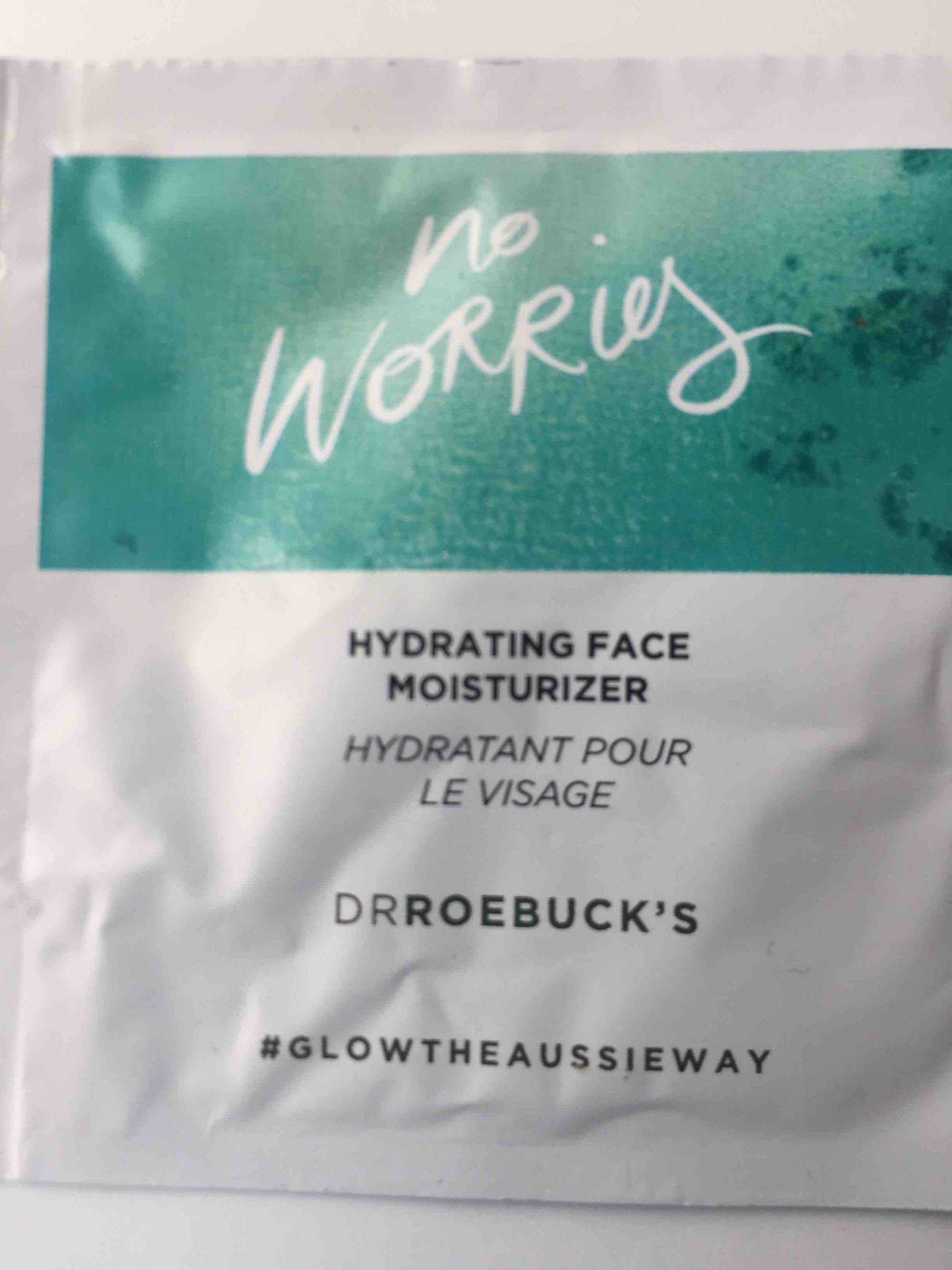 DR ROEBUCK'S - No worries - Hydrating face moisturizer