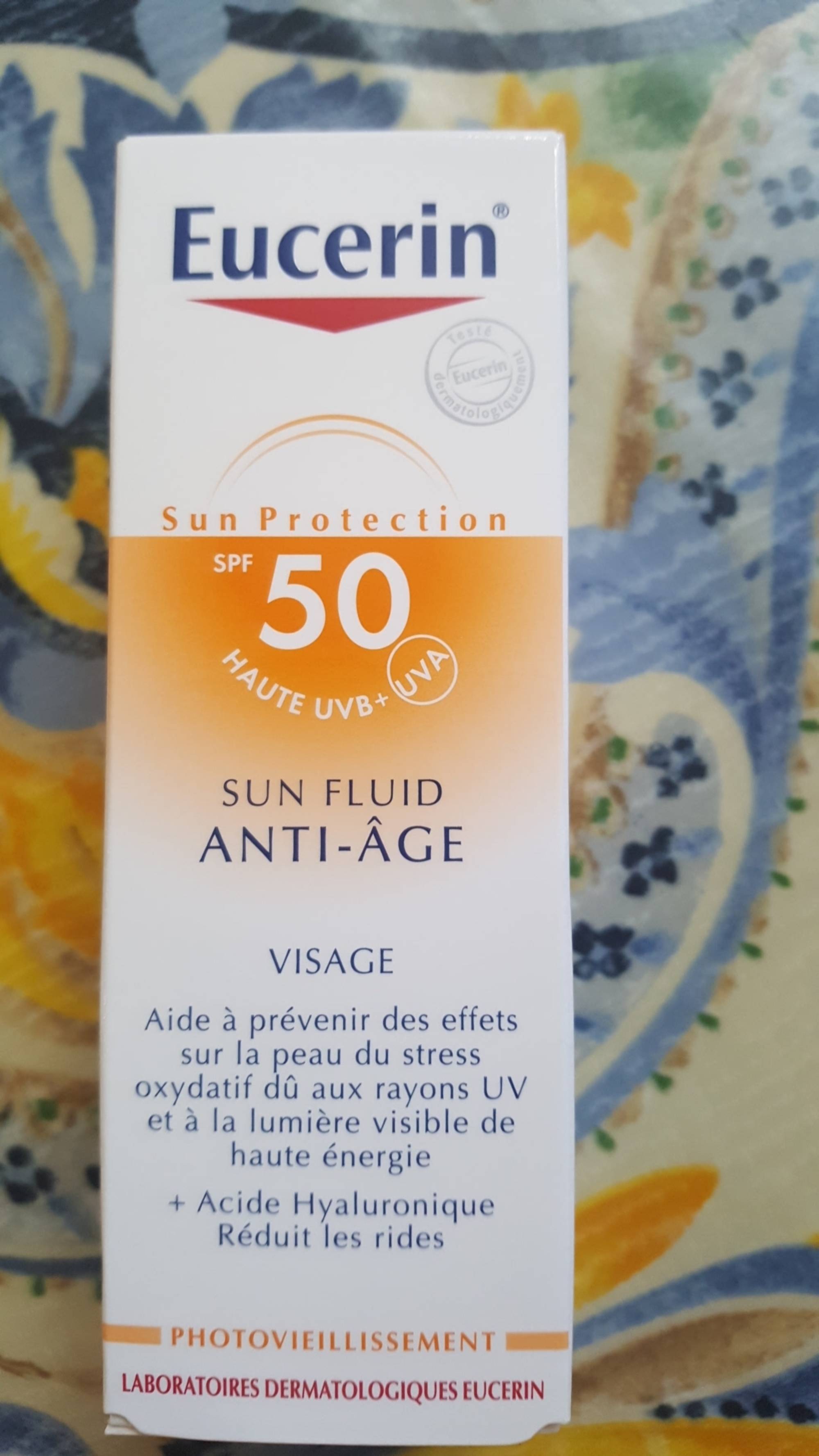EUCERIN - Sun fluid anti-âge - Spf 50