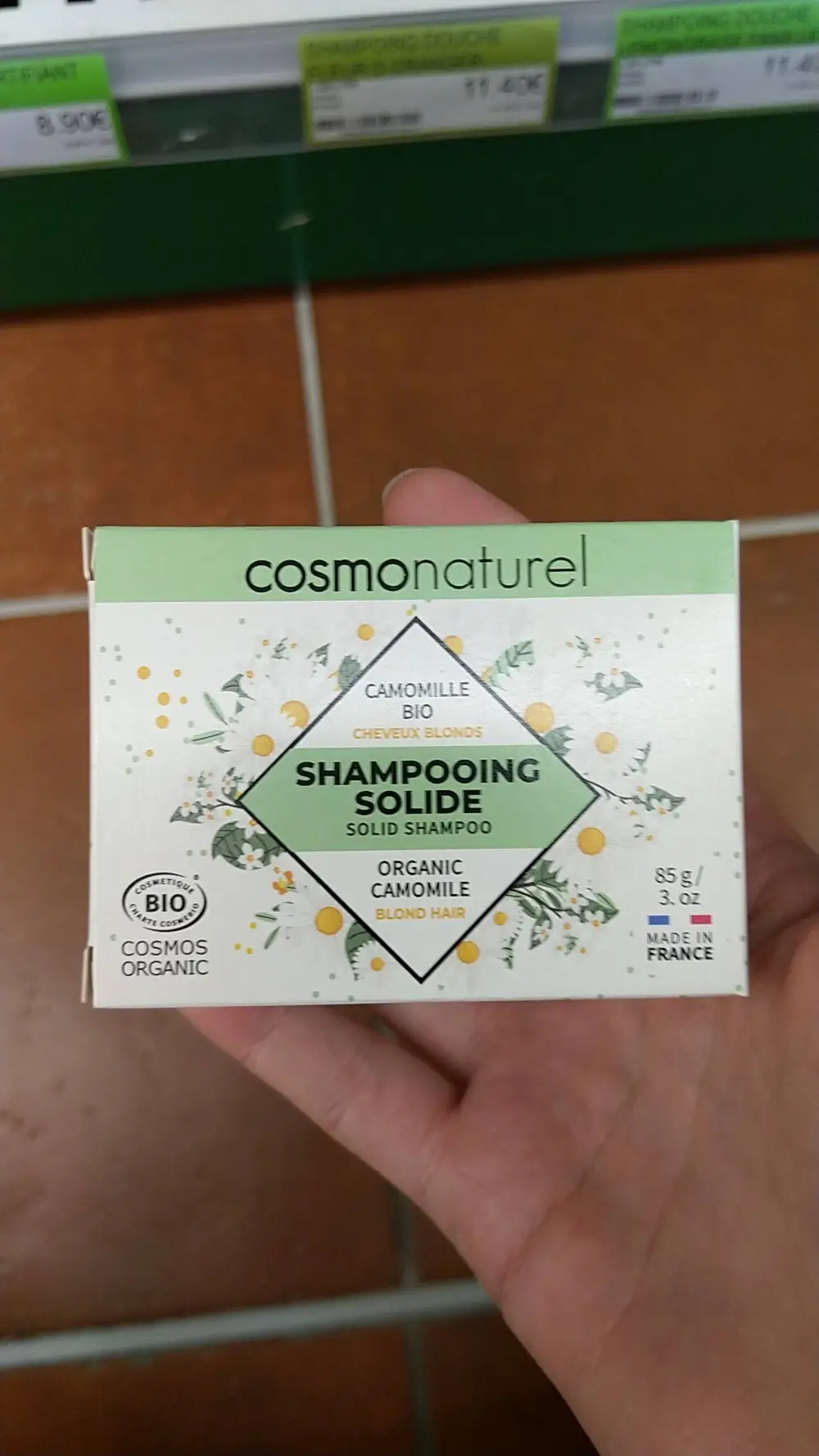 COSMO NATUREL - Camomille bio cheveux blonds - Shampooing solide