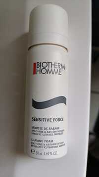 BIOTHERM - Homme Sensitive force - Mousse de rasage