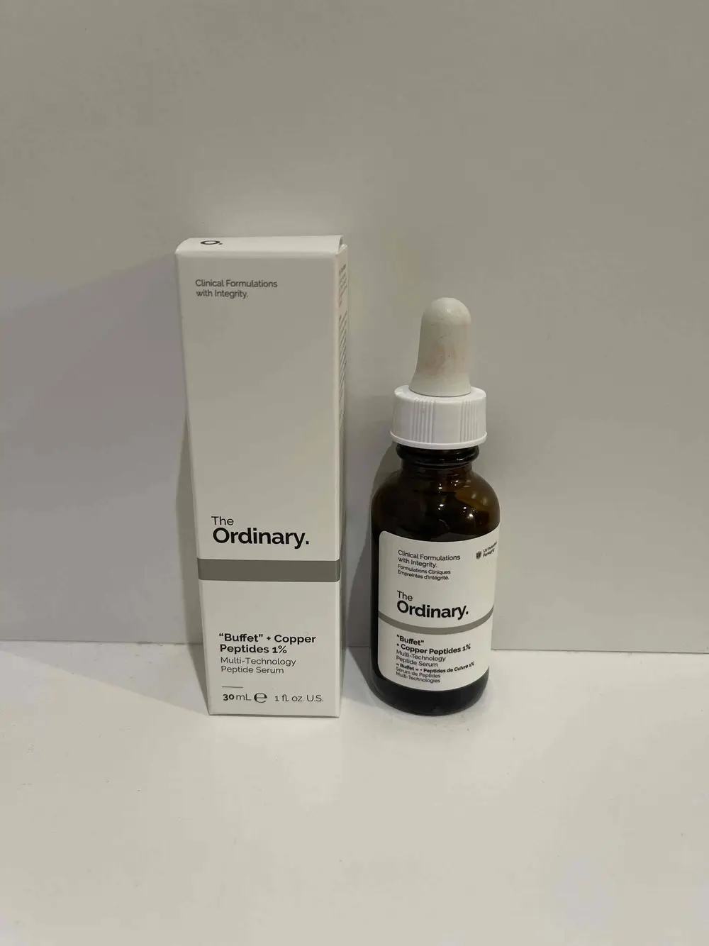 THE ORDINARY - « Buffet » + Peptides de Cuivre 1% - Sérum de peptides