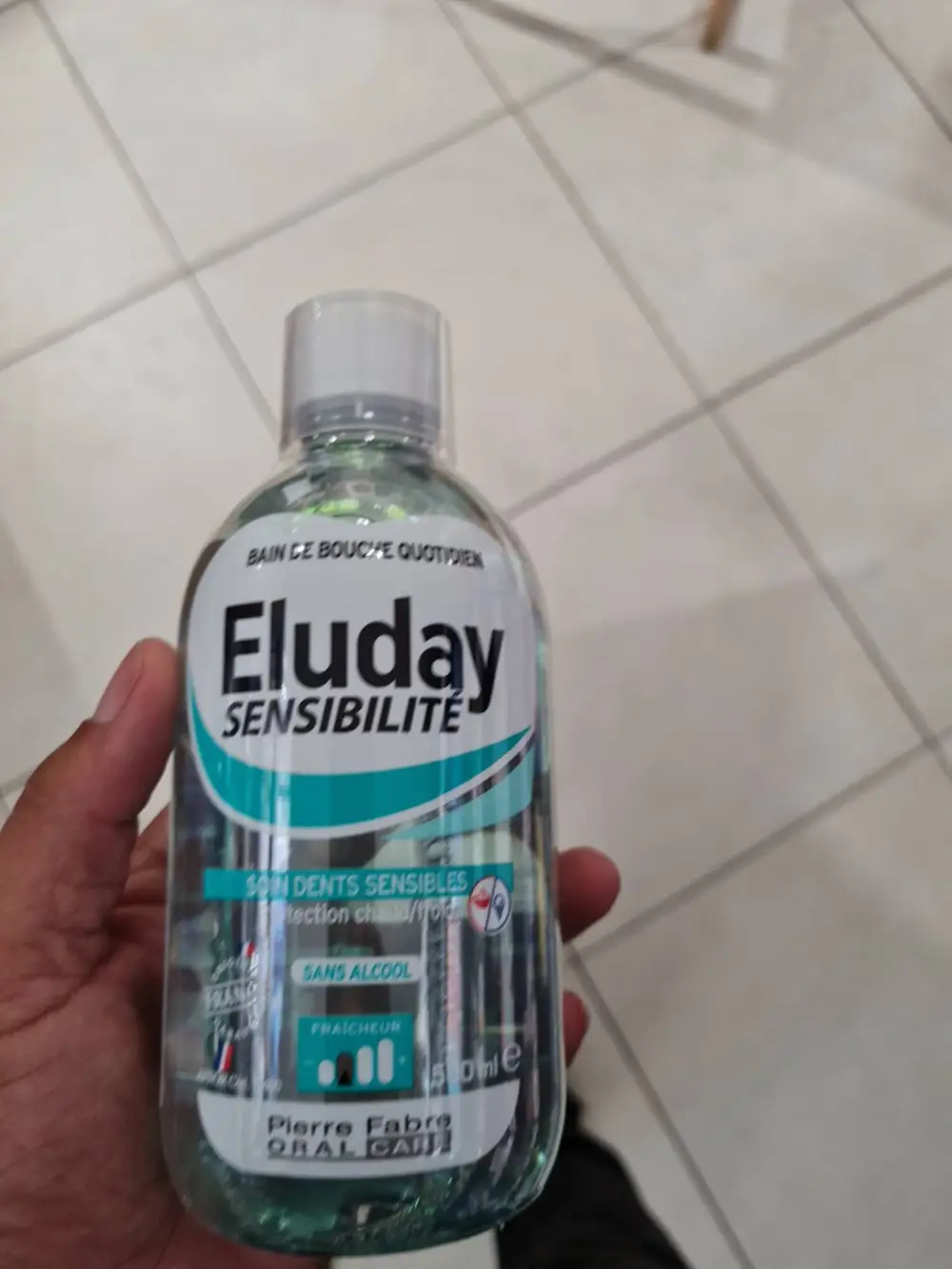 ELUDAY - Sensibilité - Bain de bouche soin dents sensibles