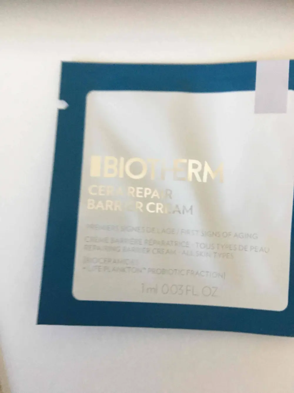 BIOTHERM - Crème barrière réparatrice 