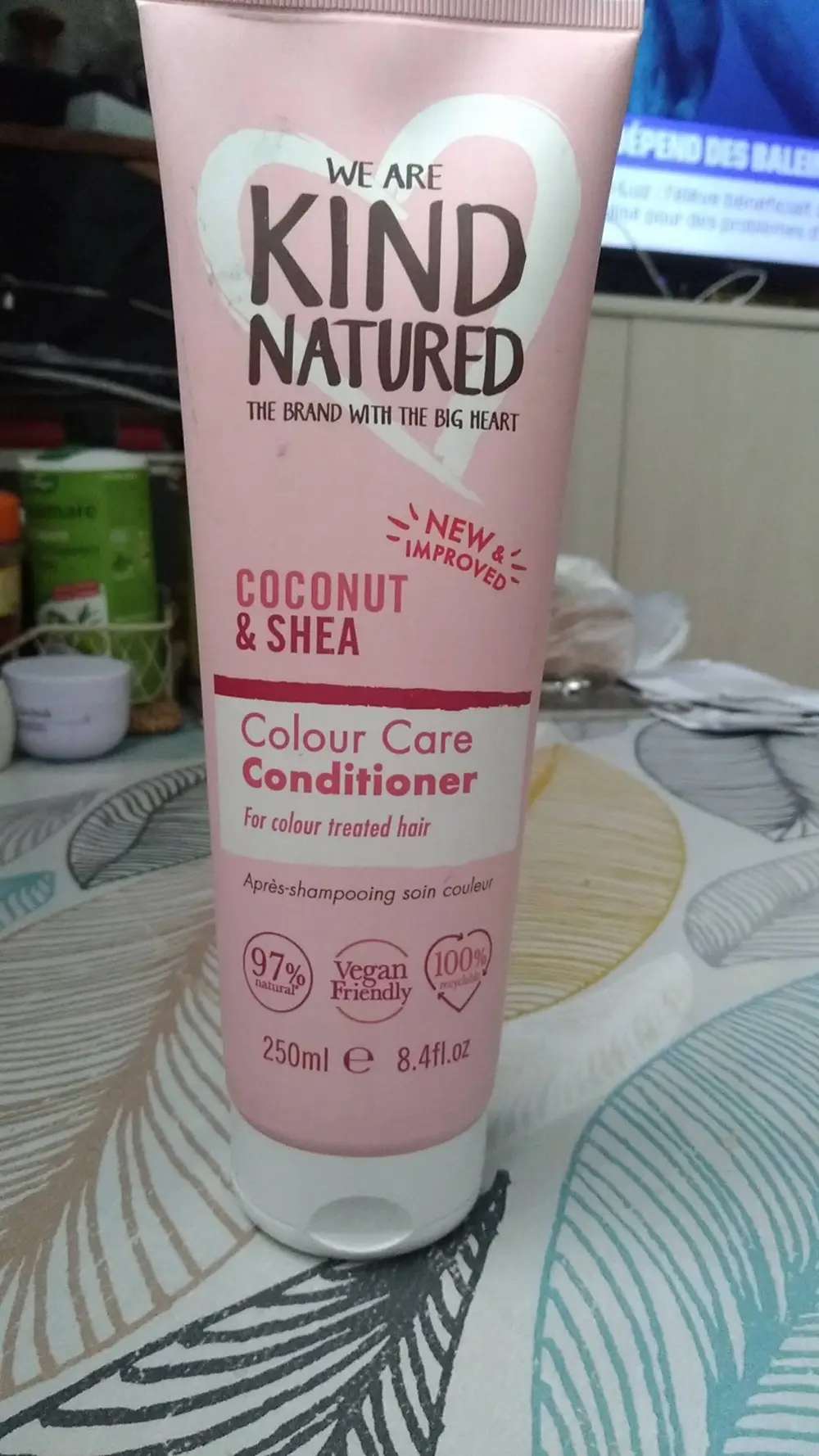 KIND NATURED - Coconut & shea - Après-shampooing soin couleur