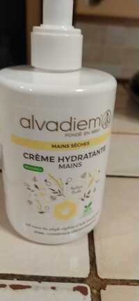 ALVADIEM - Mains sèches - Crème hydratante mains