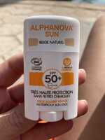 ALPHANOVA - Sun Stick solaire beige SPF 50+
