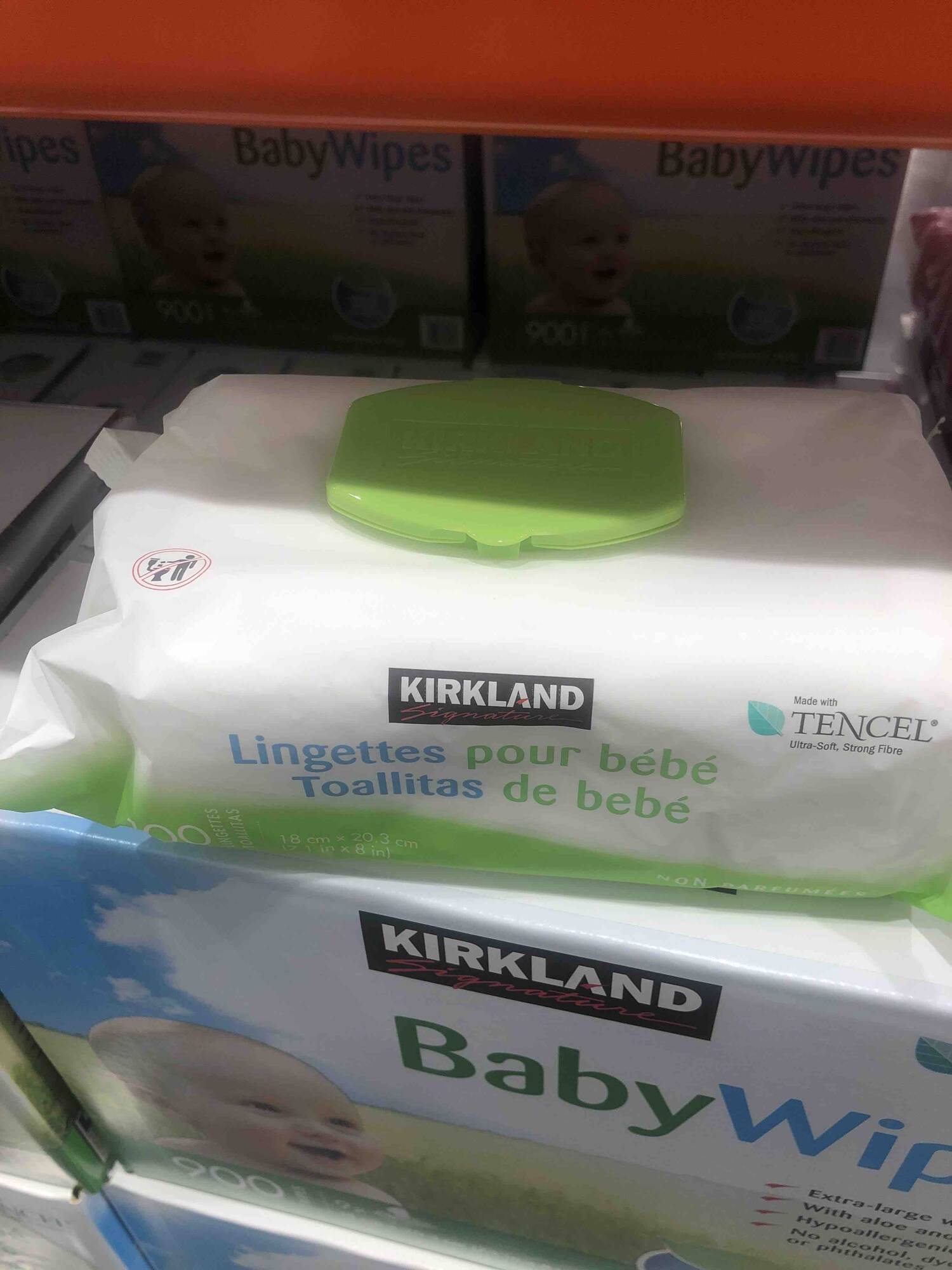KIRKLAND - Lingettes pour bébé