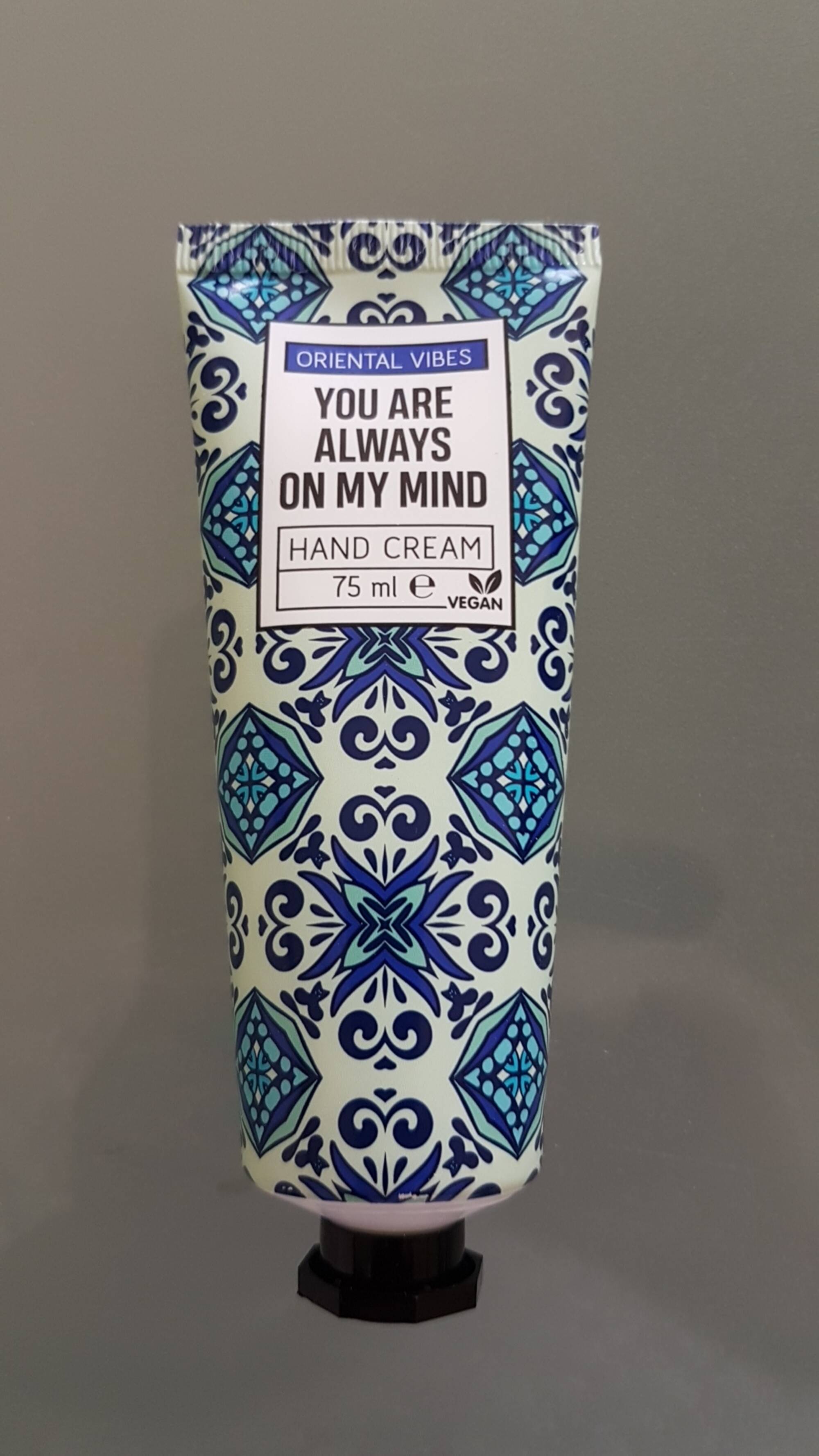 MAXBRANDS - Oriental vibes - You are always on my mind - Hand cream