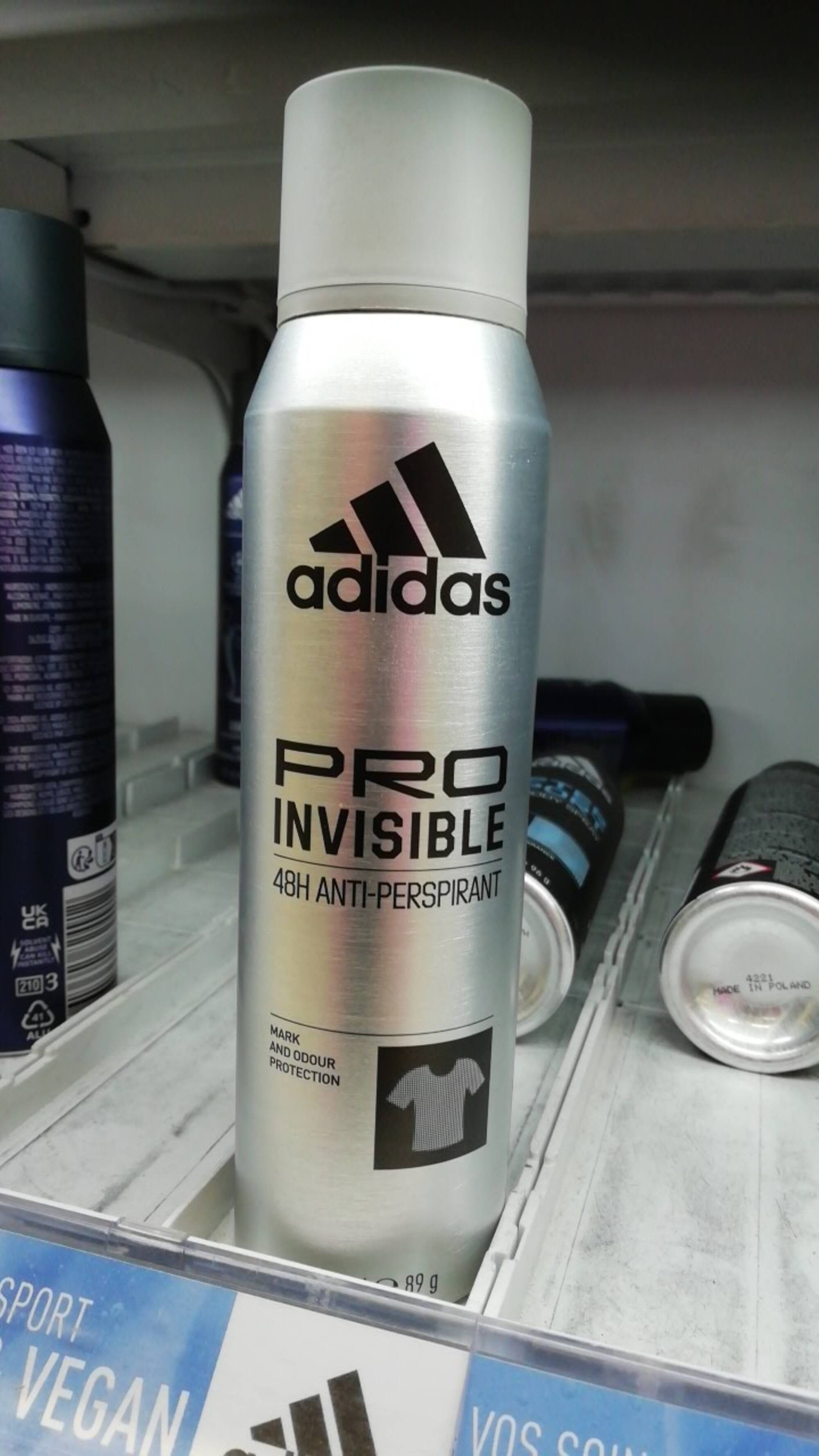 ADIDAS - Pro invisible - 48h anti-perspirant 