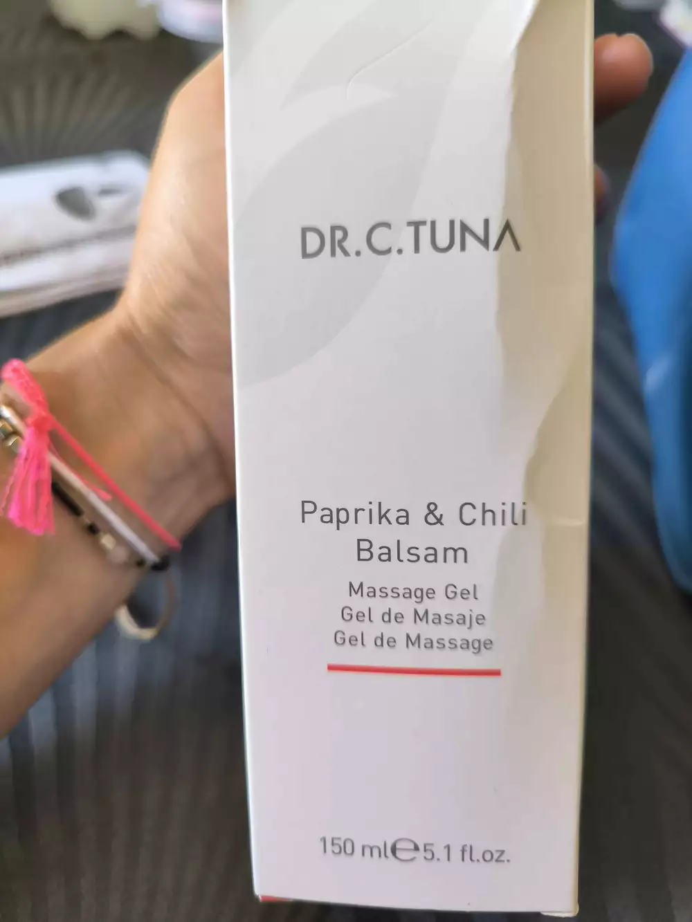 DR. C. TUNA - Paprika et chili balsam - Gel de massage 