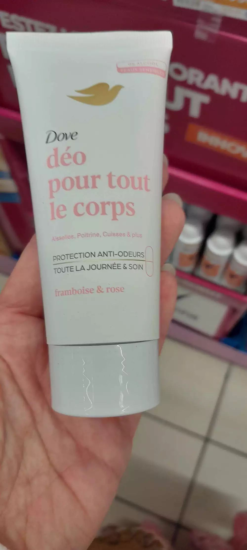 DOVE - Déo pour tout le corps framboise & rose
