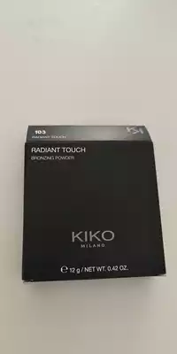 KIKO - 103 radiant touch - Bronzing powder