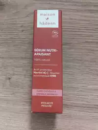 MAISON HÄDENN - Sérum nutri-apaisant 100% naturel