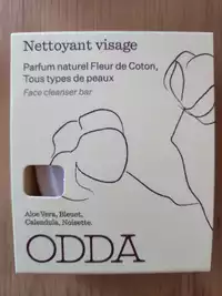 ODDA - Nettoyant visage parfum naturel fleur de coton