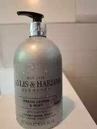 BAYLIS & HARDING ELEMENTS - Fresh lemon & mint - Savon liquide pour les mains