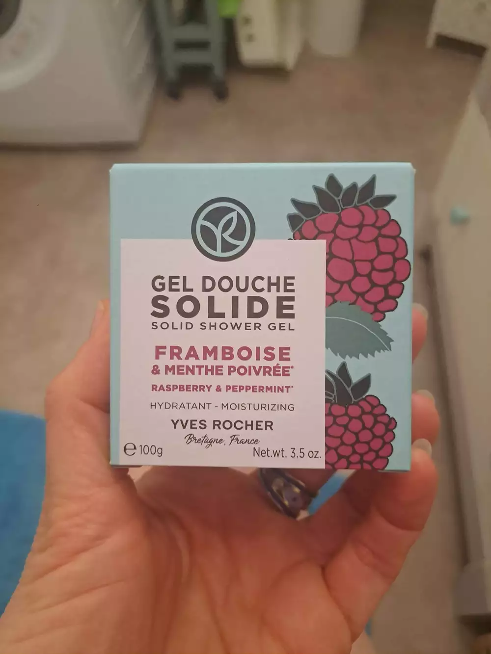 YVES ROCHER - Framboise & menthe poivrée - Gel douche solide