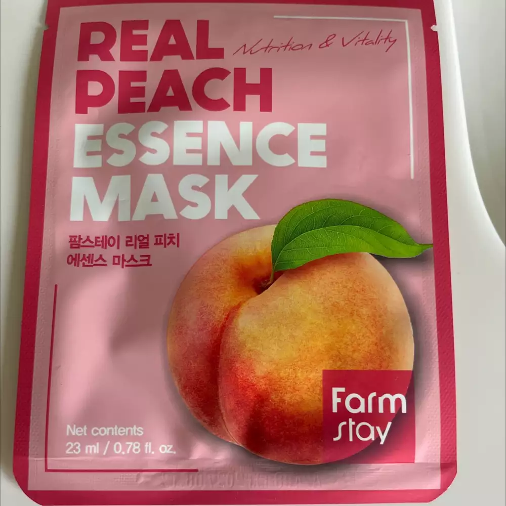 FARM STAY - Real peach - Essence mask