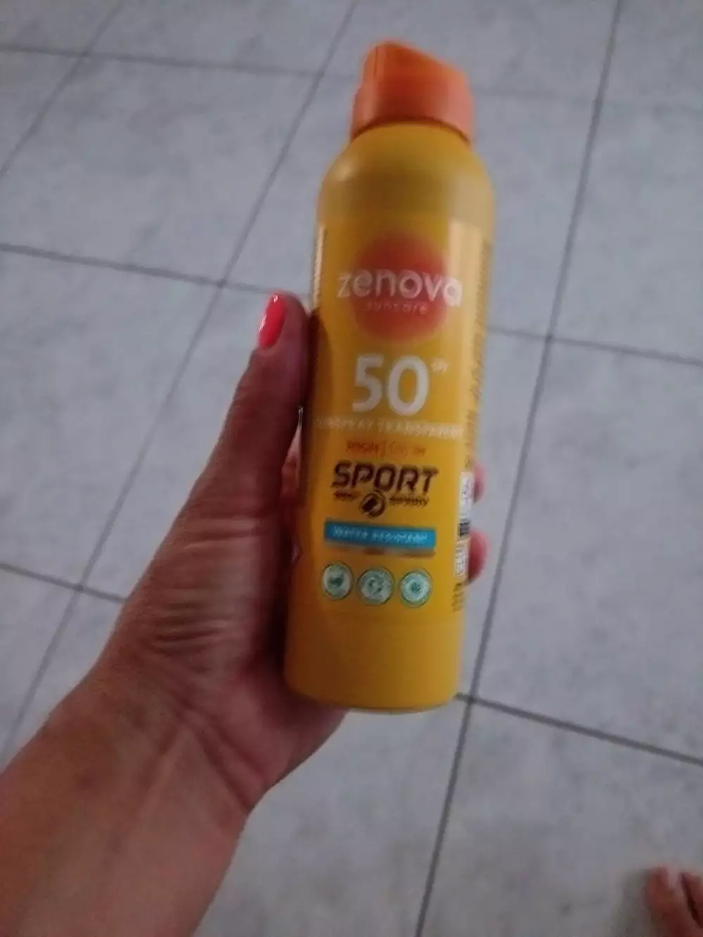 ZENOVA - Sunspray transparent sport spf50