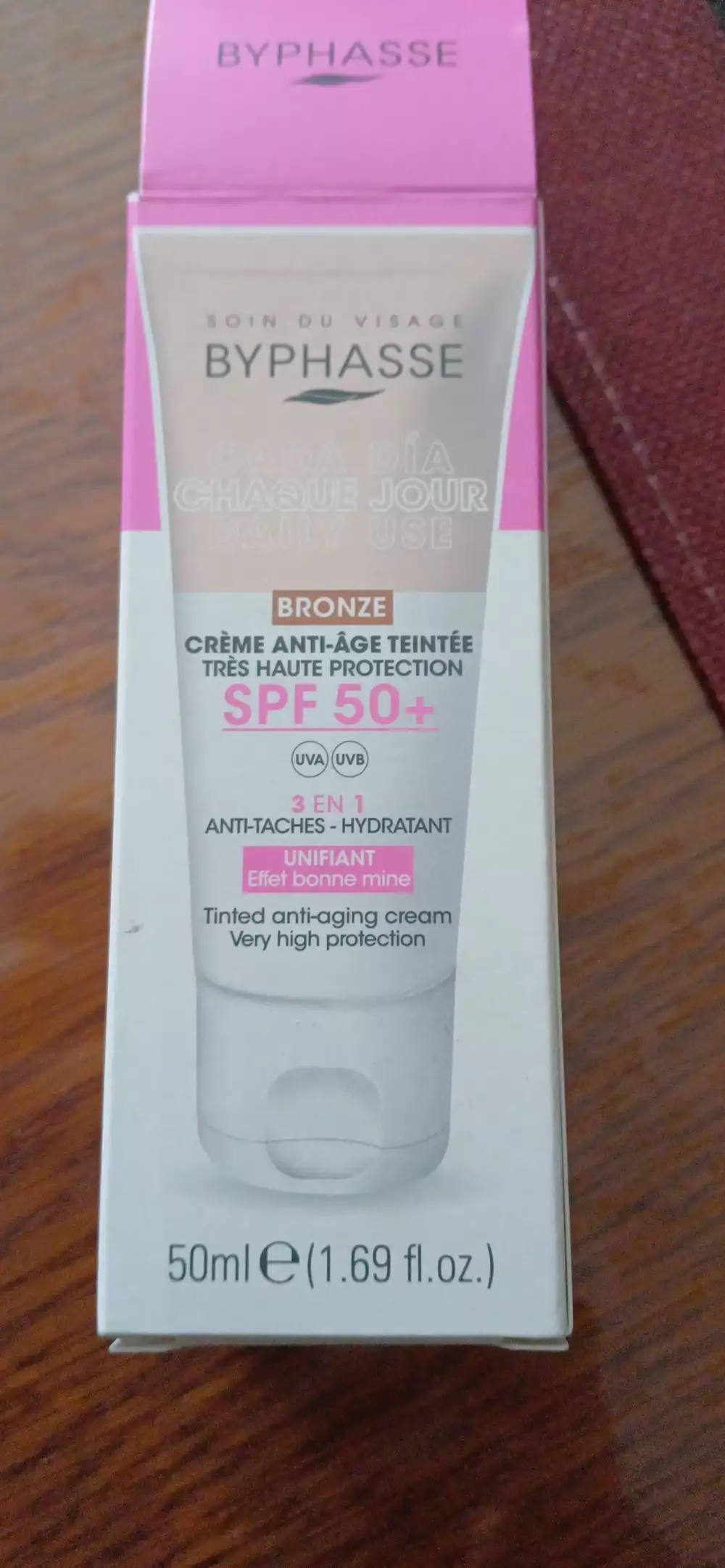 BYPHASE - Bronze - Crème anti-âge teintée SPF 50+