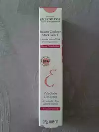 EMBRYOLISSE - Baume couleur stick 3 en 1 rose framboise