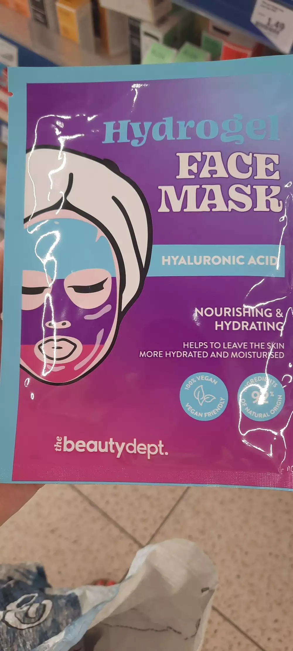 THE BEAUTY DEPT - Hyaluronic acid - Hydrogel face mask