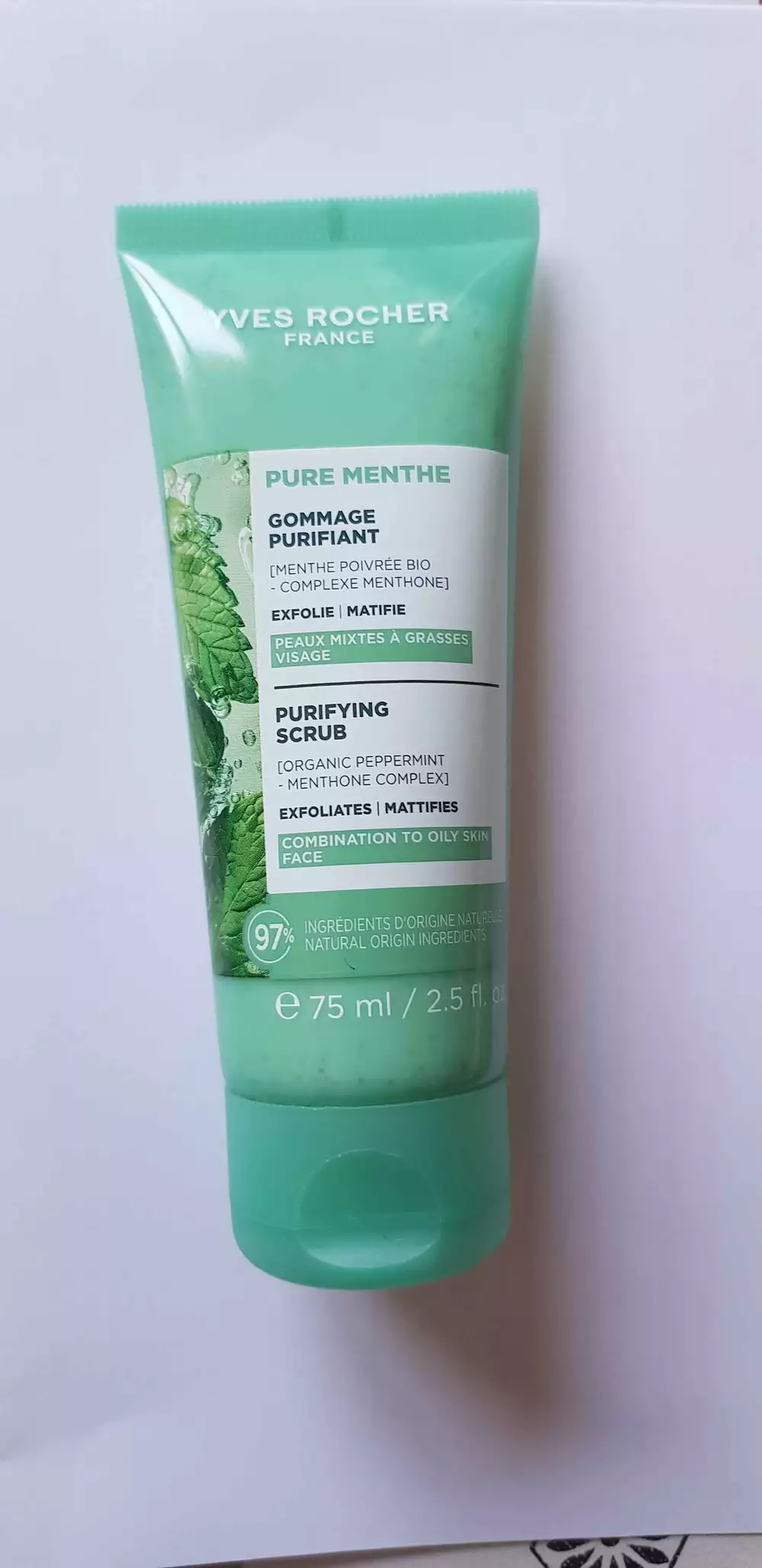 YVES ROCHER - Pure menthe gommage purifiant 