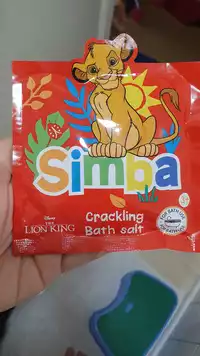 DISNEY - The lion king simba - Crackling bath salt