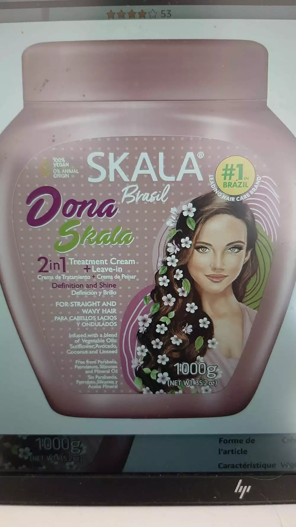 SKALA BRESIL - Dona skala - 2 in 1 Treatment cream + leav in