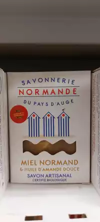 SAVONNERIE NORMANDE DU PAYS D'AUGE - Savon artisanal miel normand et huile d'amande douce