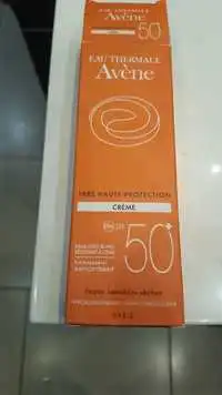 AVÈNE - Crème spf 50+ peaux sensibles sèches