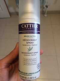 CATTIER PARIS - Brume active - Déodorant spray